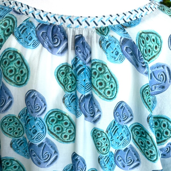 Egyptian Scarab Print Tunic - Picture 9 of 12